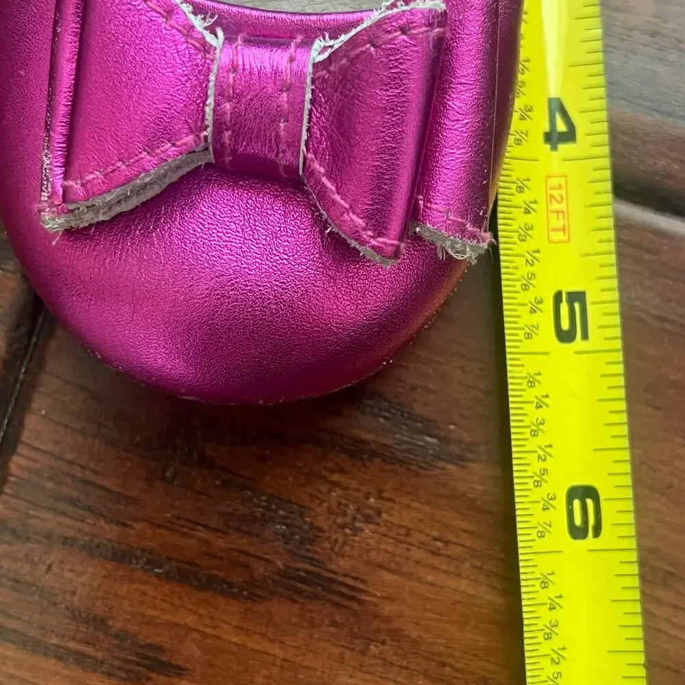Sweet Kicks Bow MaryJane‎ 5t Pink Metallic Girly